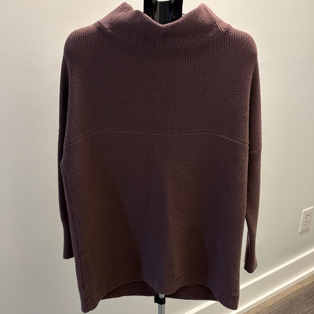 Free People Slouchy Ottoman Tunic Sweater ~ Small ~ Nutmeg - Picture 7 of 13